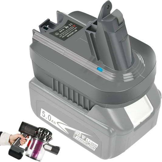 Battery Adapter Convert for Makita 18V-20V Battery to Dyson V6 Series Vacuum