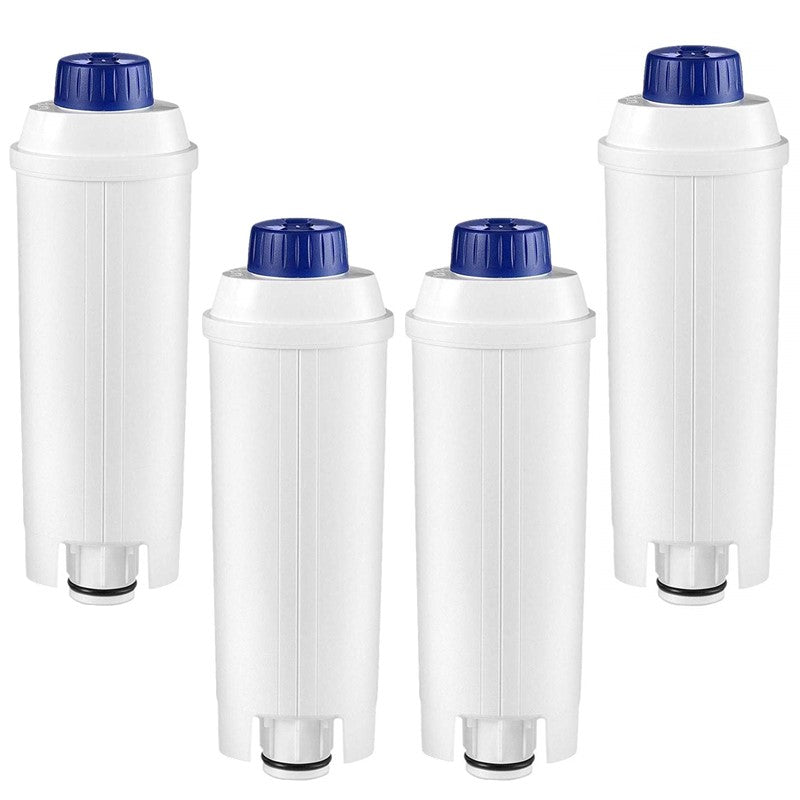 4 Replacement Water Filters for Delonghi DLSC002/Magnifica S/Magnifica Evo/Dinamica Plus/Cappuccino/Maestosa/PrimaDonna Soul Coffee Machine