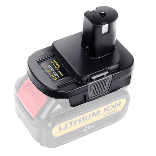 Battery Convert Adapter For Dewalt 20V DCB205 DCB207 Milwaukee 18V M18 Battery To Ryobi 18V One+ P107 P108 Battery with 5V 2.1A USB Charge