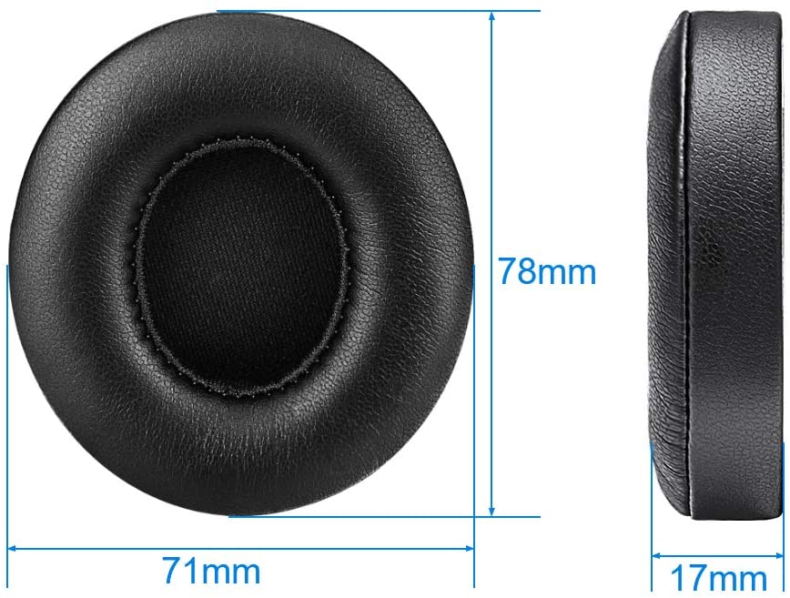 Black Replacement Cushions Ear Pads for Beats Dr Dre Solo 2.0 3.0 Wired Headphone