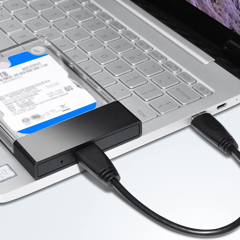 Transparent USB 3.0 External Backup Hard Drive Slim Case Enclosure 2.5" inch Portable HDD Sata SSD
