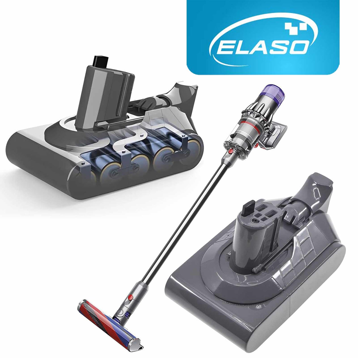 Replacement Battery for Dyson Digital Slim Fluffy Extra/Digital Slim Fluffy Pro/V10 Slim/V10 Digital Slim/V10 Digital Slim Fluffy Extra Cordless Vacuum