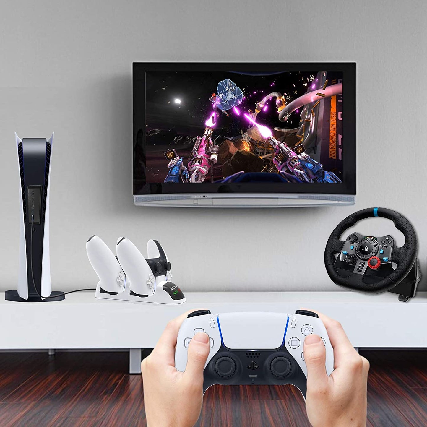 4 Ports Hub USB 2.0 Adapter Connector Splitter Extender High Speed For Sony PlayStation 5 PS5