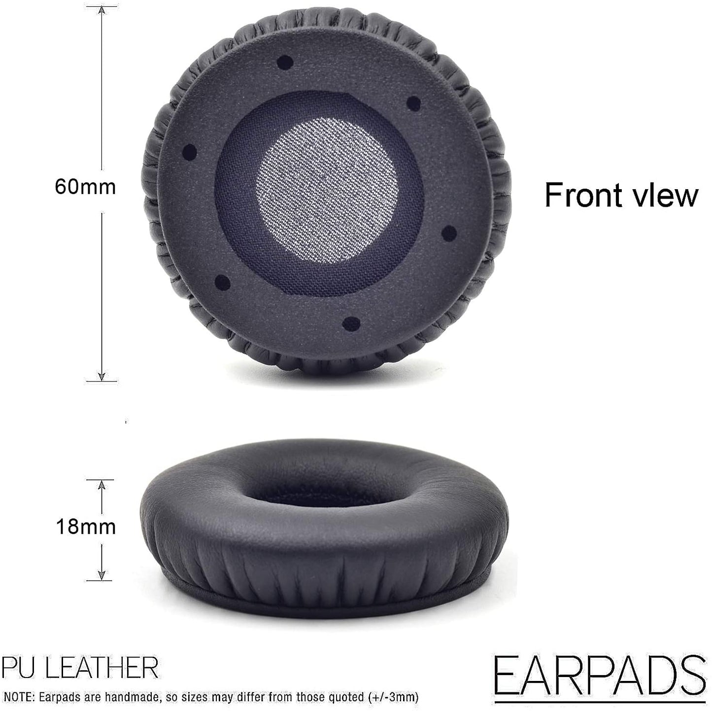 Black Replacement Cushion Ear Pads Cover for SOL Republic Tracks V8,Tracks HD V10 On-Ear Headphone