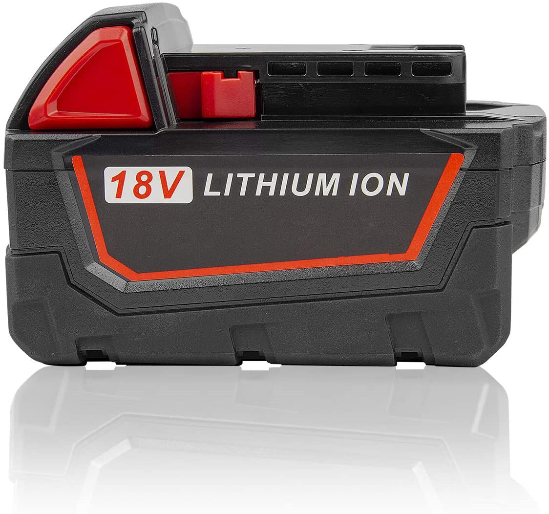 2x Replacement 3.0Ah Battery and 14V-18V Li-ion Battery Charger for Milwaukee M18 M12-18C 48-59-1812 M18B4 0880-20 2662-20 M18BBL-0 M18BX