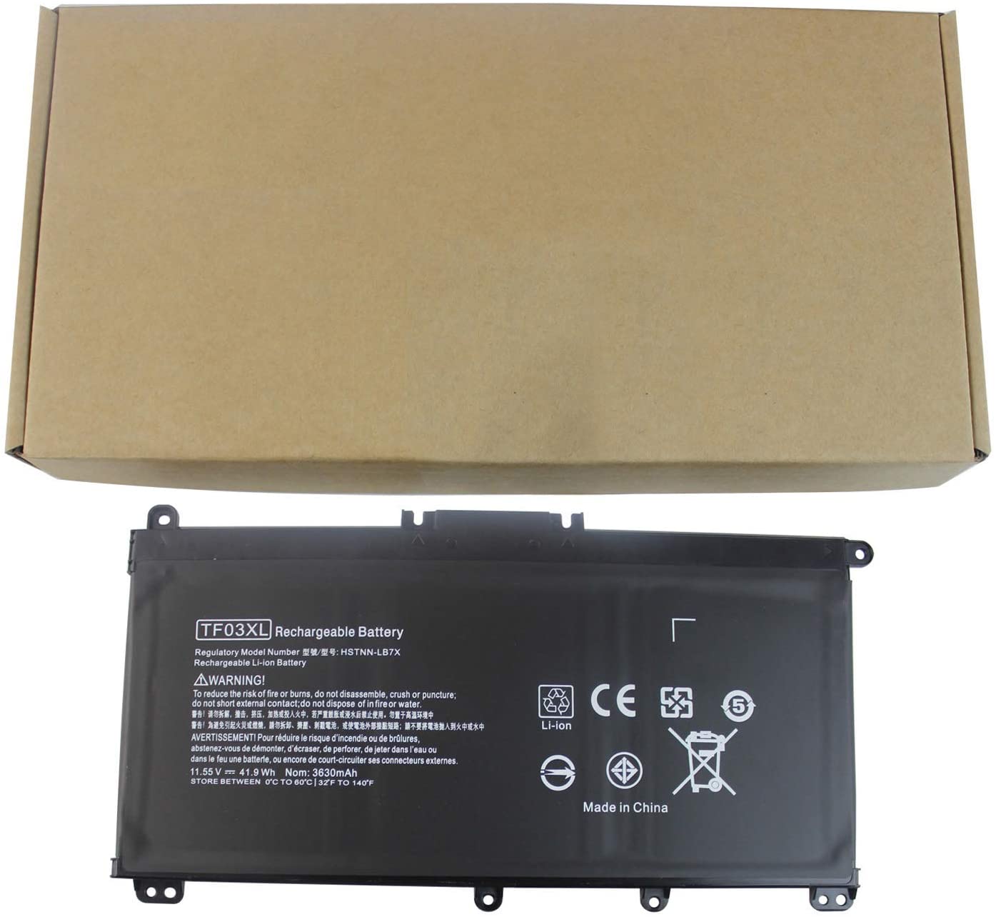 Replacement Battery for HP Pavilion 15-CD 14-BF Series,920046-541,920070-855,920070-856,HSTNN-IB7Y,HSTNN-LB7J,HSTNN-LB7X,HSTNN-UB7J,TF03XL,TF04XL