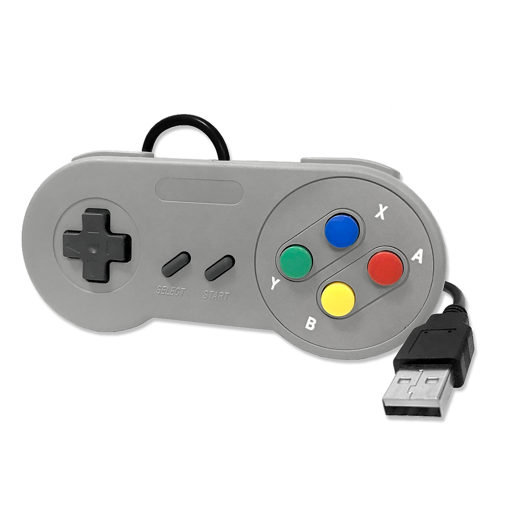 Classic SNES SFC Style Retro Game USB Controller Gamepad Joystick Joypad For PC MAC Windows
