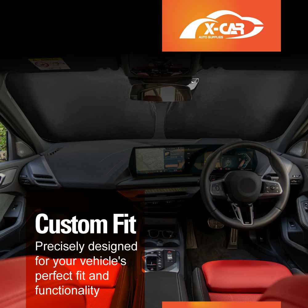 WindScreen Sun Shade for BMW 1 Series F70 2024-Onwards Blocks UV Rays Foldable Custom Wind Screen Sun Visor Protector