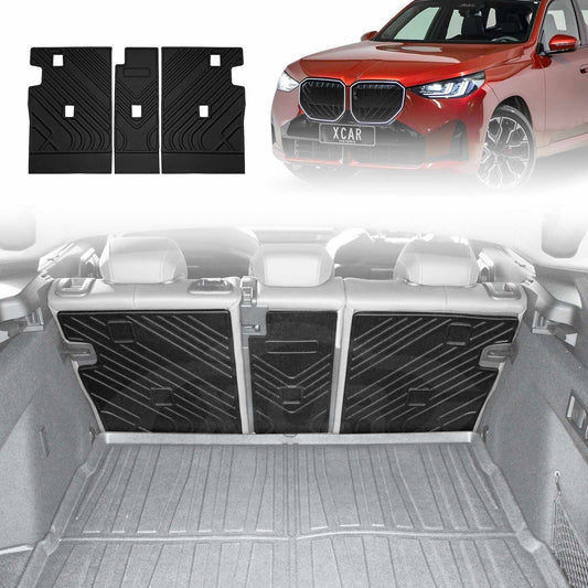 Back Seat Protector for BMW X3 G45 Series 2024-Onwards All Weather Heavy Duty Car Seat Kick Mats Cover