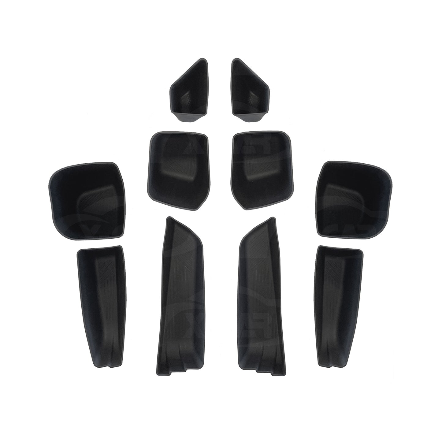 Car Door Side Storage Box Tray for BMW X3 G45 Series 2024-Onwards Organizer Accessories Front and Rear Row Set