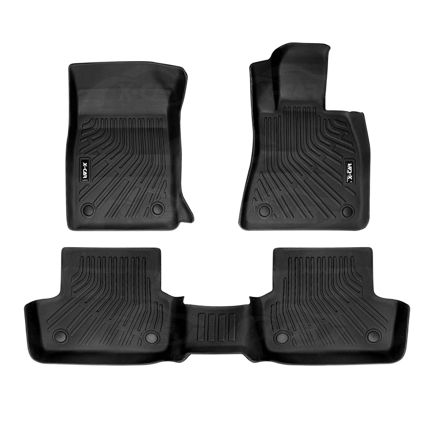 3D Floor Mats for BMW 5 Series G30 Sedan 2017-2023 Heavy Duty All Weather Car Waterproof Interior Protection Liner Set
