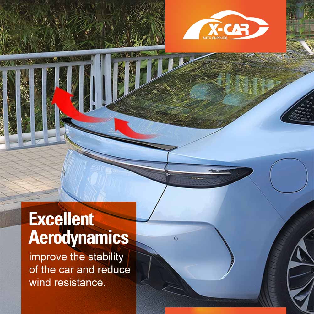 Sporty Piano Black Style Spoiler for BYD Seal 2023-2025 Rear Trunk Wing Lip Tail Performance Upgrade