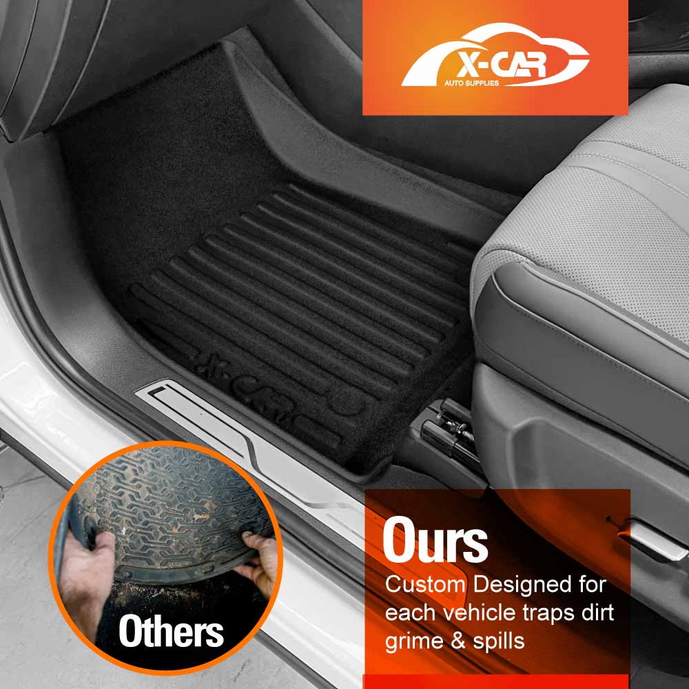 3D Floor Mats Boot Liner for BYD SEALION 6 SEALION6 2024-Onwards All Weather Heavy Duty Cargo Car Trunk Luggage Tray
