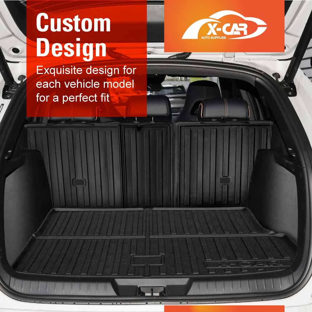3D Floor Mats Boot Liner for BYD SEALION 6 SEALION6 2024-Onwards All Weather Heavy Duty Cargo Car Trunk Luggage Tray