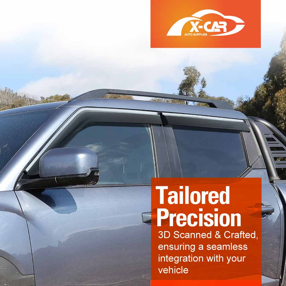 Weathershields for BYD Shark 6 2024-Onwards Car Weather Shields Wind Deflectors Window Sun Visor Set of 4