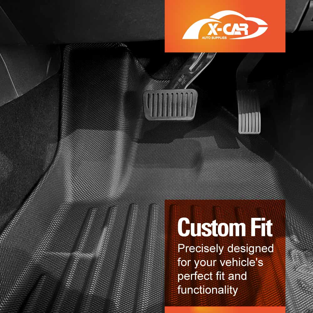 3D Floor Mats Tub Liner for BYD Shark 6 2024-Onwards All Weather Heavy Duty Cargo Car Trunk Luggage Tray