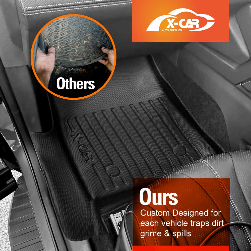 3D Floor Mats for BYD Shark 6 2024-Onwards Heavy Duty All Weather Car Mats Carpet Liner Set
