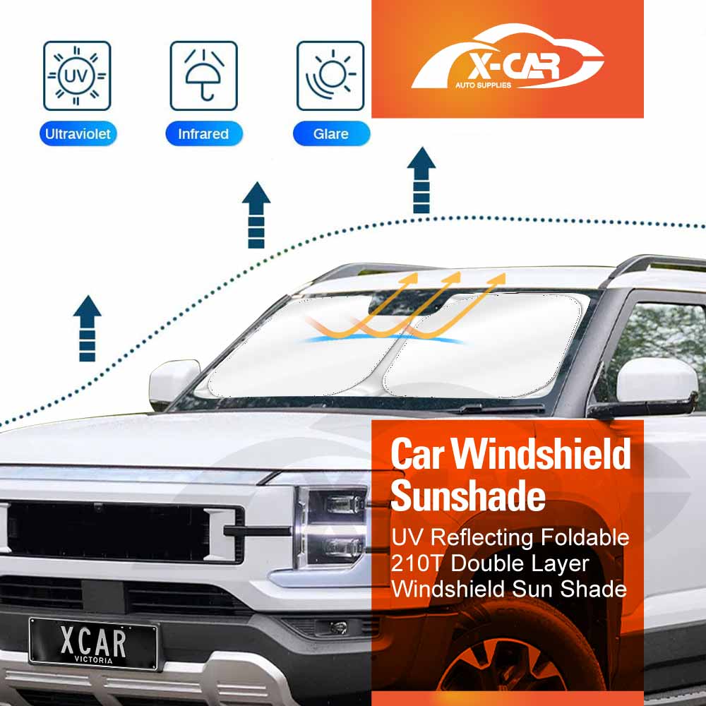 WindScreen Sun Shade for BYD Shark 6 2024-Onwards UV Rays Foldable Custom Wind Screen Sun Visor Protector
