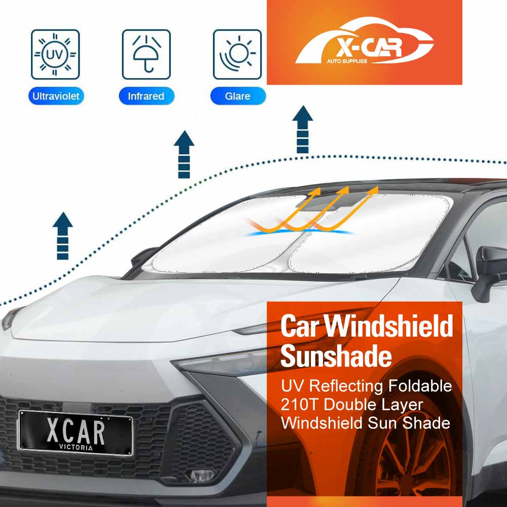 WindScreen Sun Shade for Toyota CHR C-HR 2024-Onwards Blocks UV Rays Foldable Custom Wind Screen Sun Visor Protector