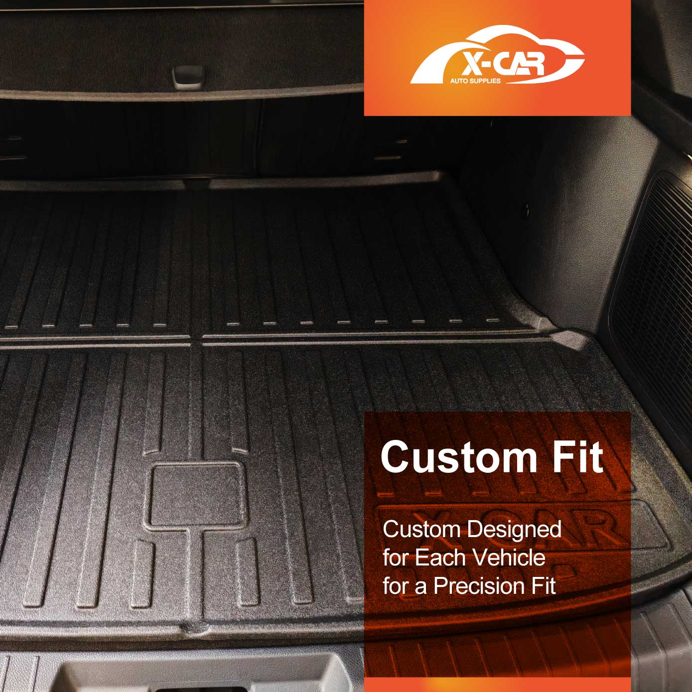 3D Floor Mats Boot Liner for BYD SEALION 6 SEALION6 2024-Onwards All Weather Heavy Duty Cargo Car Trunk Luggage Tray