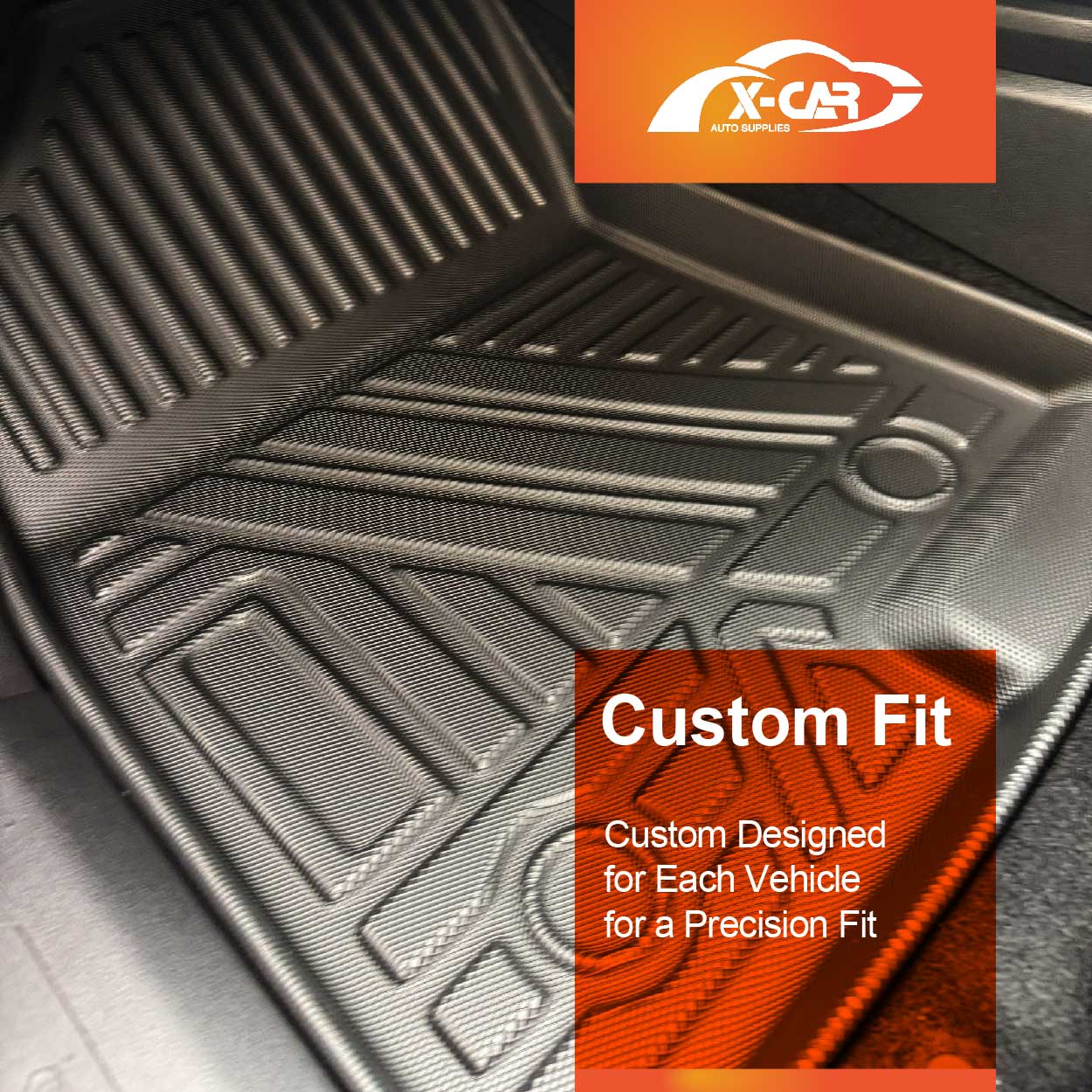 3D All-Weather Floor Mat Boot Liner Carpet for GWM Haval Jolion 2021-2025 Heavy Duty Cargo Trunk Mat Luggage Tray