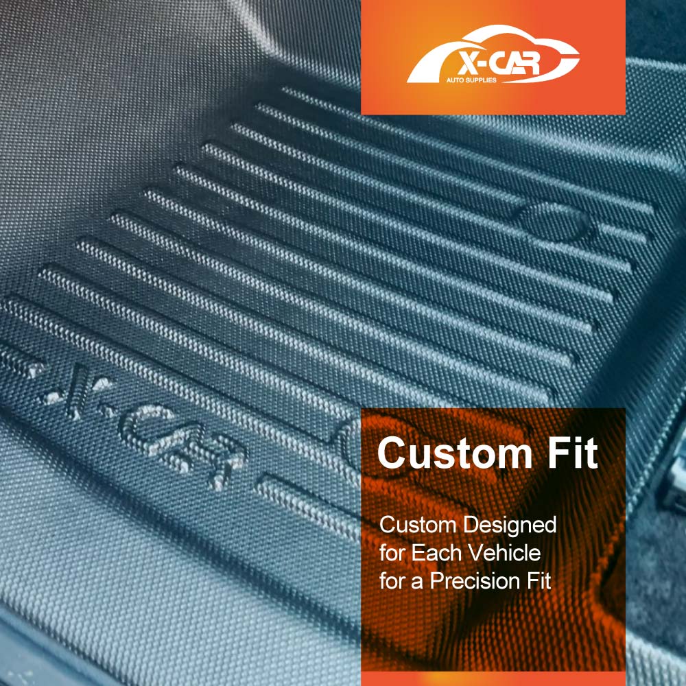 3D Floor Mats Tub Liner for BYD Shark 6 2024-Onwards All Weather Heavy Duty Cargo Car Trunk Luggage Tray