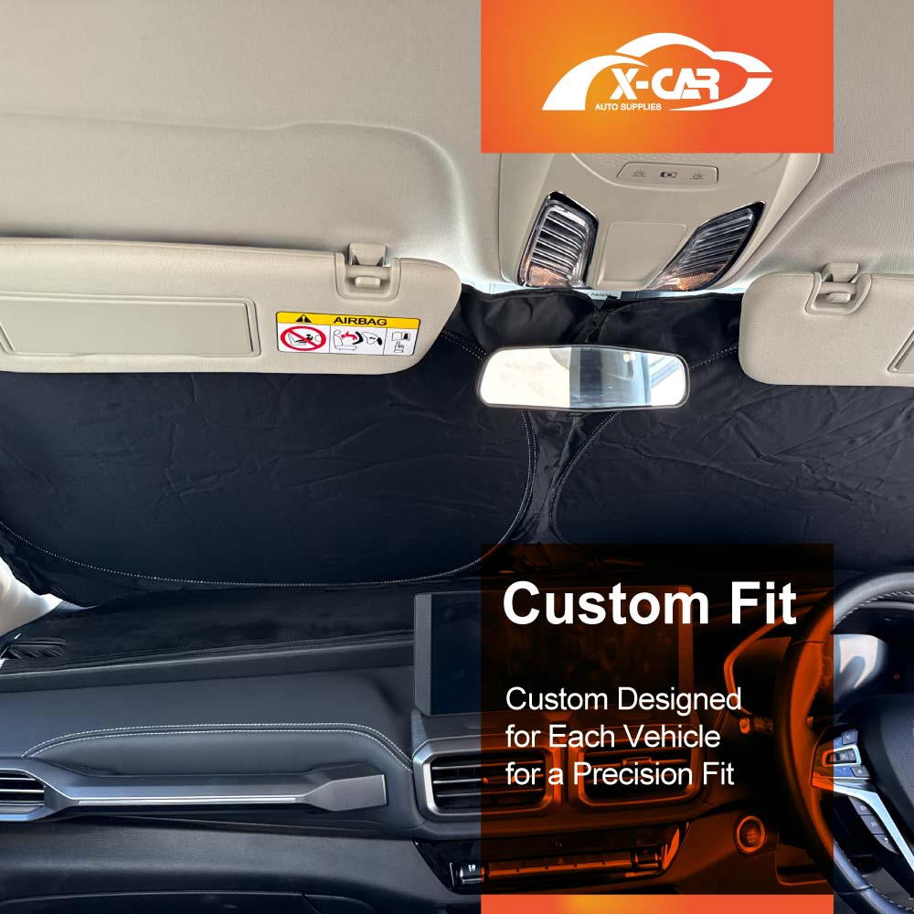 WindScreen Sun Shade for LDV D90 2025-Onwards Blocks UV Rays Foldable Custom Wind Screen Sun Visor Protector