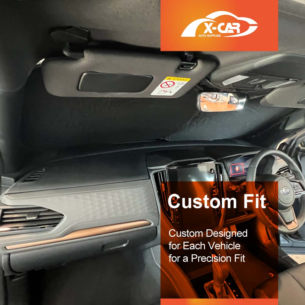 WindScreen Sun Shade for Subaru Forester 6th Gen 2025-Onwards Blocks UV Rays Foldable Custom Wind Screen Sun Visor Protector