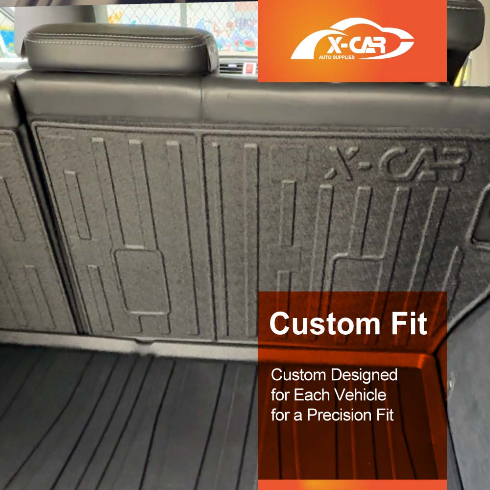 3D Floor Mats Boot Liner Set for Subaru Outback 2020-Onwards All Weather Heavy Duty Cargo Kick Mats Back Seat Protector Cover