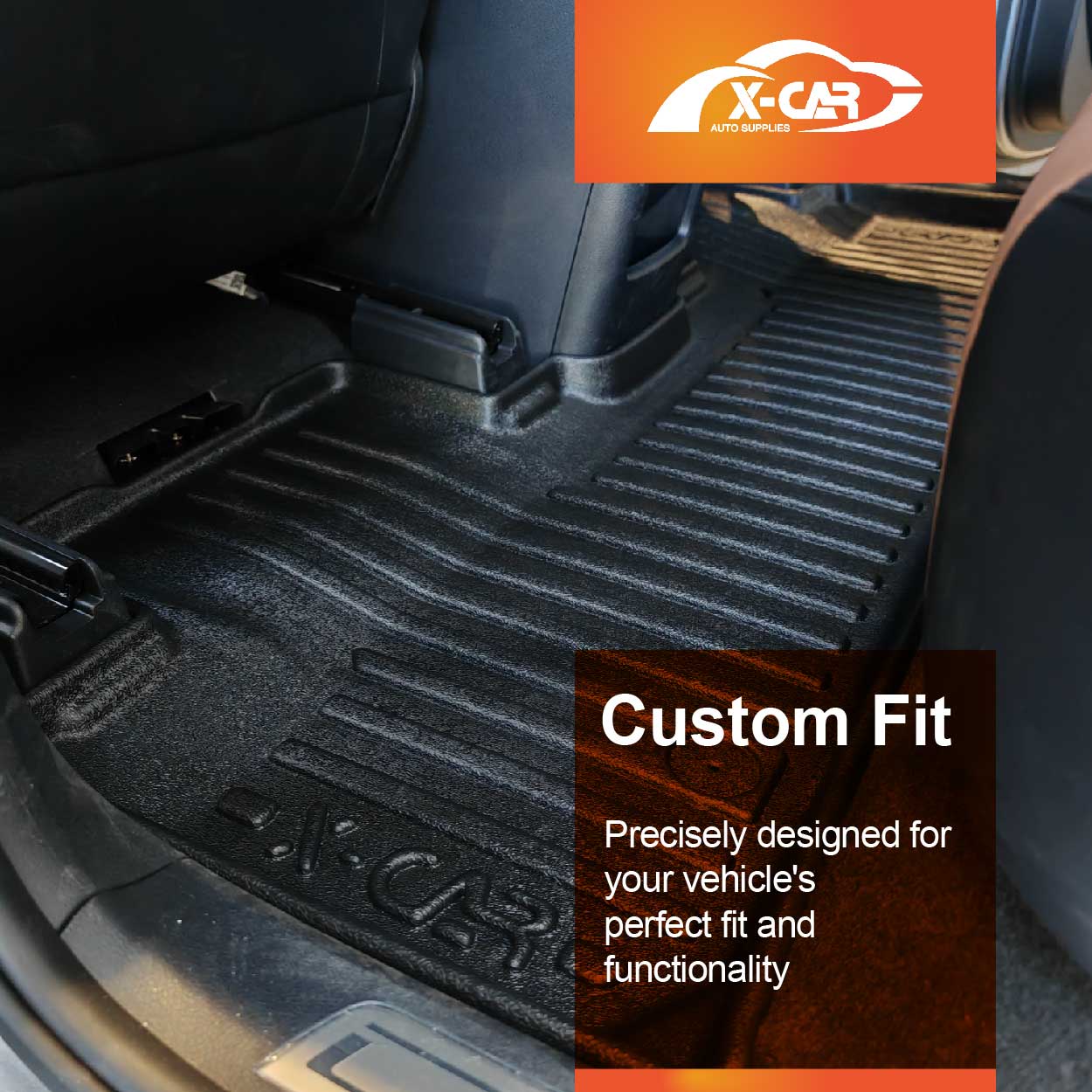 3D Floor Mats for BYD SEALION 6 SEALION6 2024-Onwards All Weather Heavy Duty Cargo Car Trunk Luggage Tray