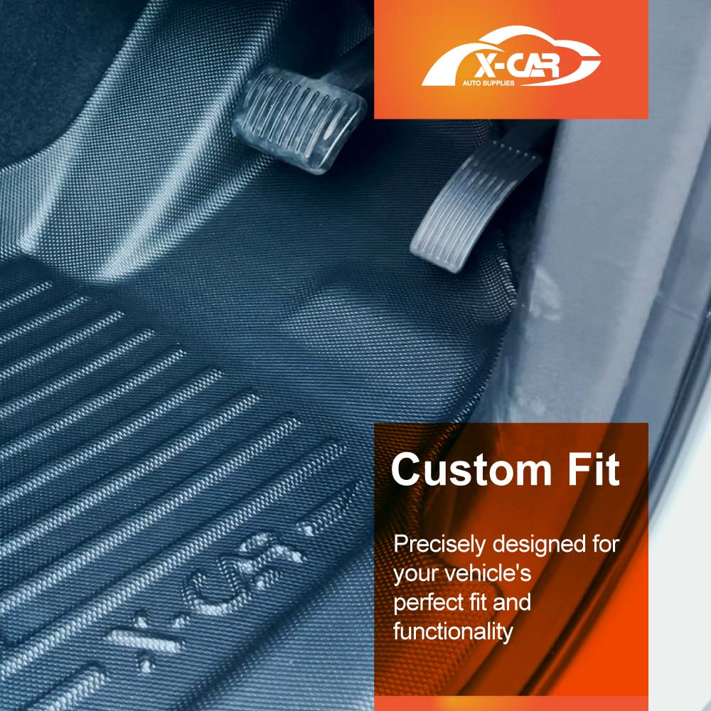 3D Floor Mats Tub Liner for BYD Shark 6 2024-Onwards All Weather Heavy Duty Cargo Car Trunk Luggage Tray