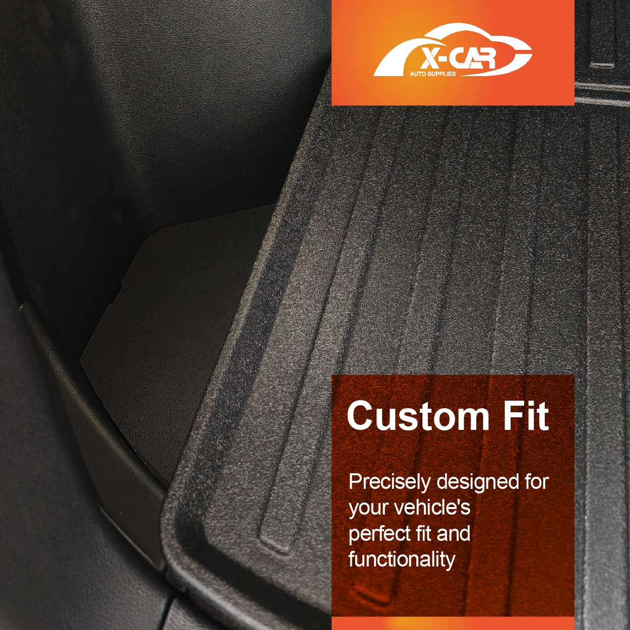 3D Floor Mats Boot Liner for BYD SEALION 6 SEALION6 2024-Onwards All Weather Heavy Duty Cargo Car Trunk Luggage Tray