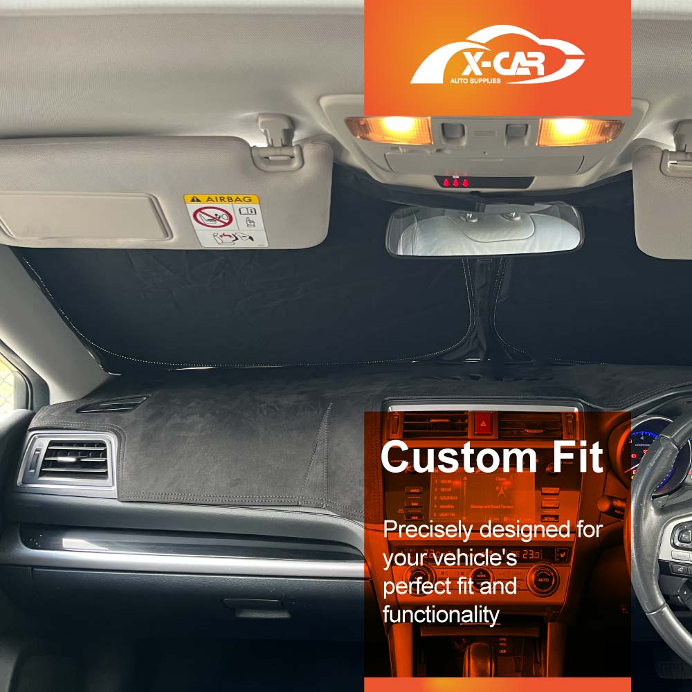 WindScreen Sun Shade for Subaru Outback 2015-2025 Blocks UV Rays Foldable Custom Wind Screen Sun Visor Protector