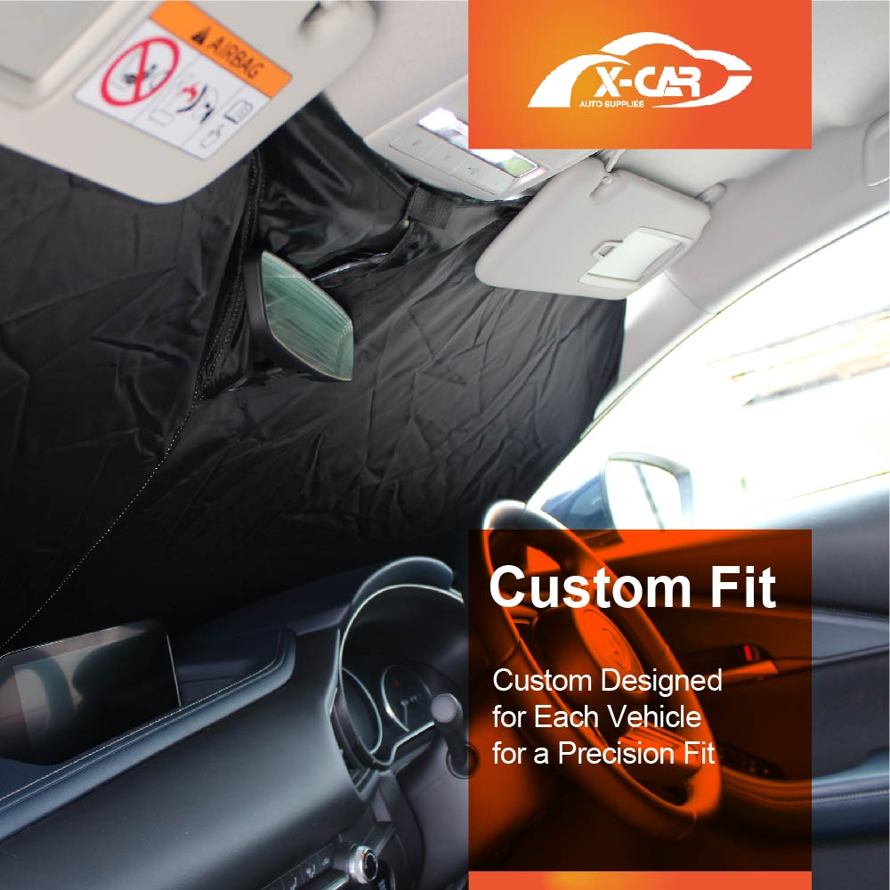 WindScreen Sun Shade for Mazda CX30 CX-30 2019-2025 Blocks UV Rays Sun Visor Protector Foldable Sunshade