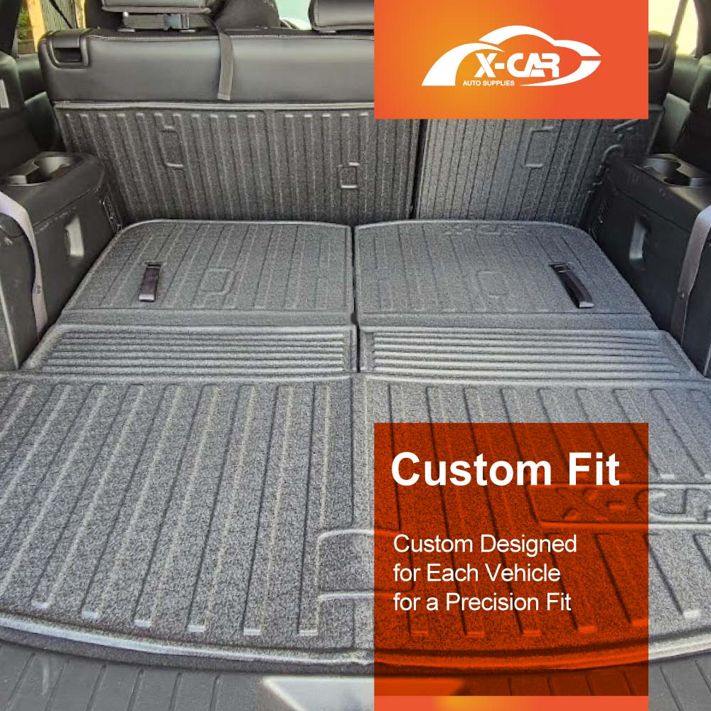 3 Pcs Boot Liners for Mazda CX-80 CX80 2024-Onwards All Weather Heavy Duty Cargo Trunk Cover Mat Luggage Tray Car Accessories