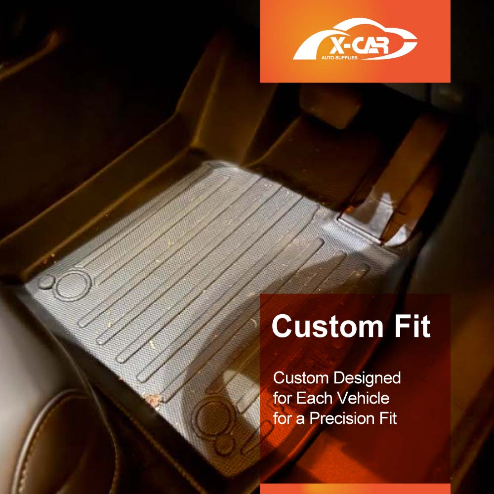 3D Floor Mats Boot Liner for XPeng G6 2024-Onwards All Weather Heavy Duty Cargo Car Trunk Luggage Tray