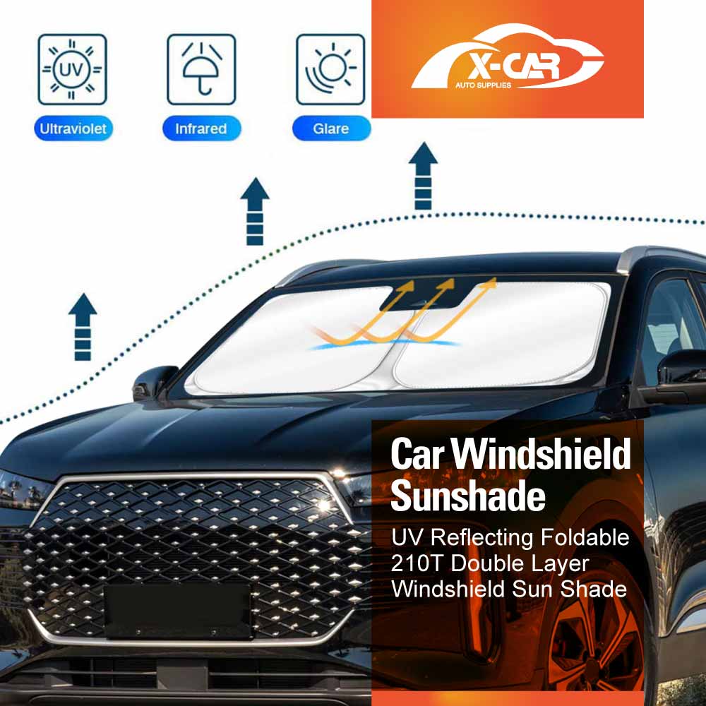 WindScreen Sun Shade for Chery Tiggo 4 Pro 2024-Onwards Blocks UV Rays Sun Visor Protector Foldable Sunshade