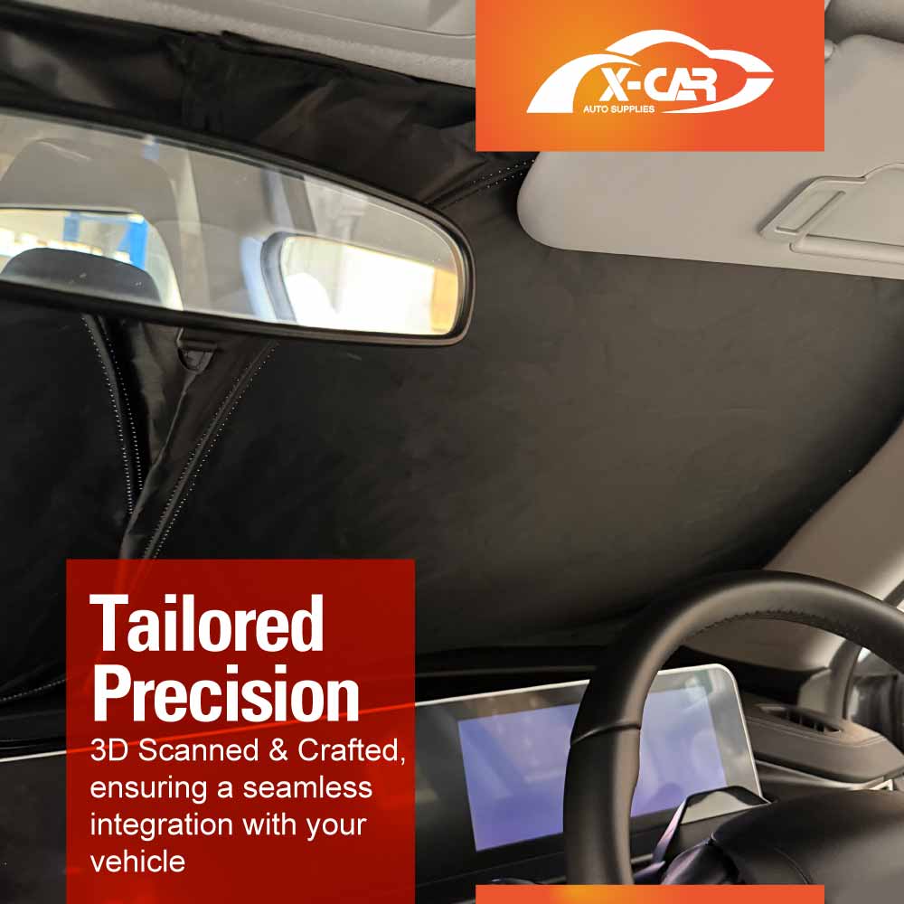 WindScreen Sun Shade for Chery Tiggo 4 Pro 2024-Onwards Blocks UV Rays Sun Visor Protector Foldable Sunshade