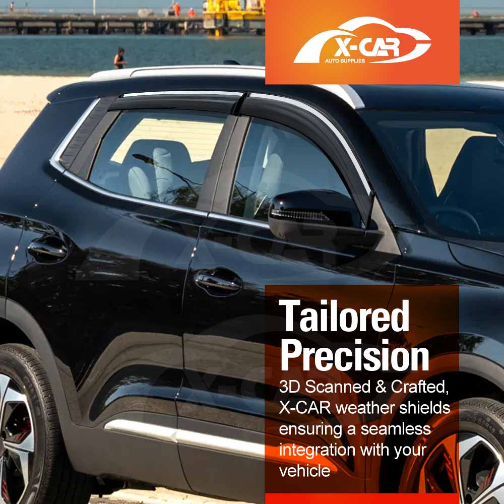 Weathershields for Chery Tiggo 4 Pro 2024-Onwards Car Weather Shields Wind Deflectors Window Sun Visor 4 Pcs