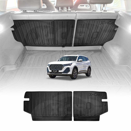 Back Seat Protector for Chery Tiggo 7 Pro 2023-Onwards All Weather Heavy Duty Car Seat Kick Mats Cover Accessories