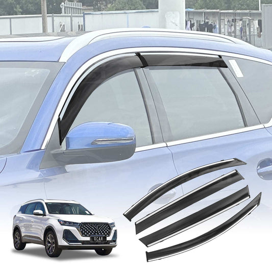 Weathershields for Chery Tiggo 7 Pro 2023-Onwards Car Weather Shields Wind Deflectors Window Sun Visor 4 Pcs