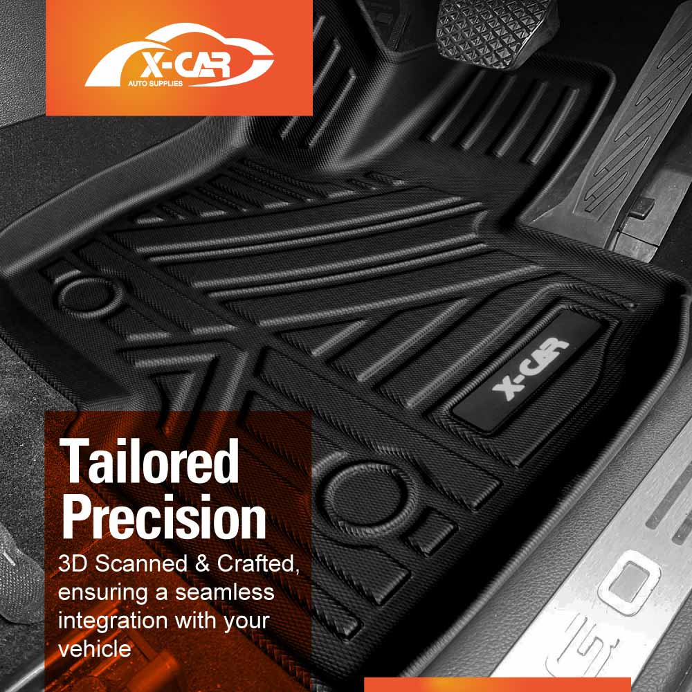 3D Floor Mats for Chery Tiggo 8 Pro Max 2024-2025 Heavy Duty All Weather Front Rear Car Mats Carpet Liner