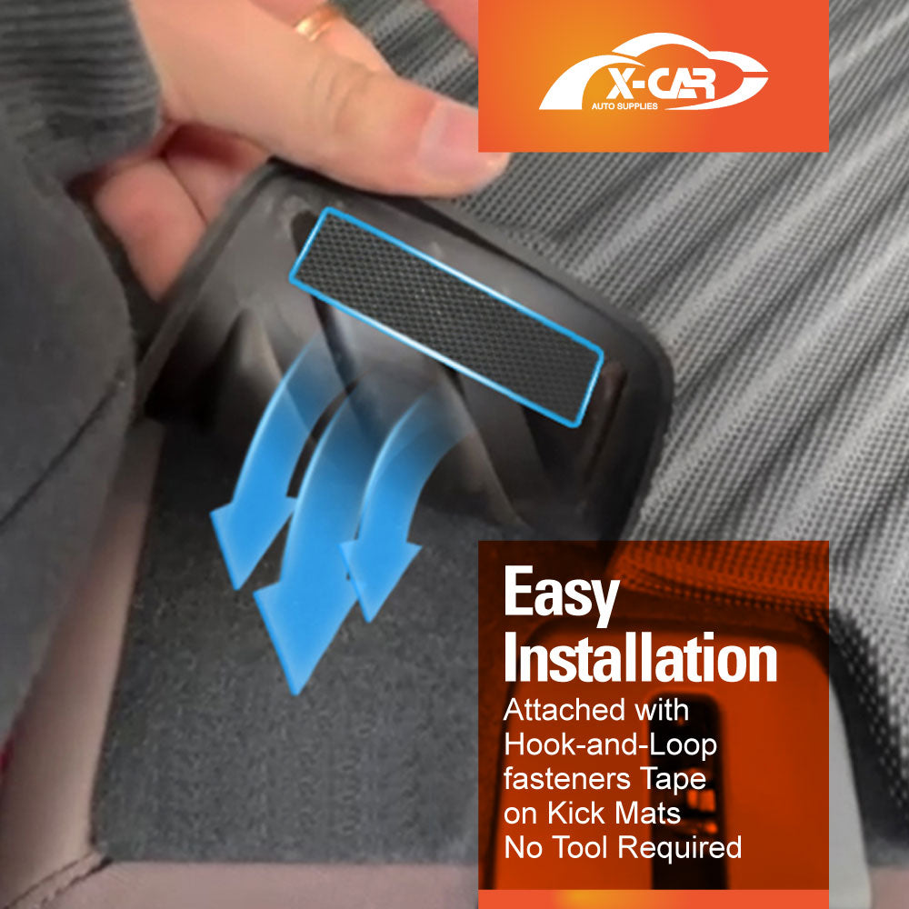 Back Seat Protector for BMW X3 G45 Series 2024-Onwards All Weather Heavy Duty Car Seat Kick Mats Cover