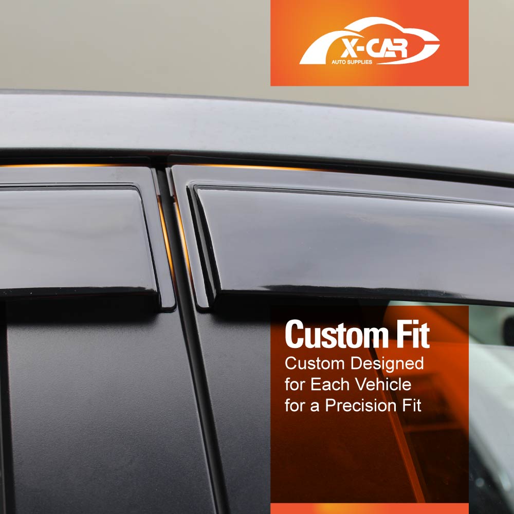 Weathershields for Toyota FJ Cruiser 2011-2016 Car Weather Shields Wind Deflectors Window Sun Visor