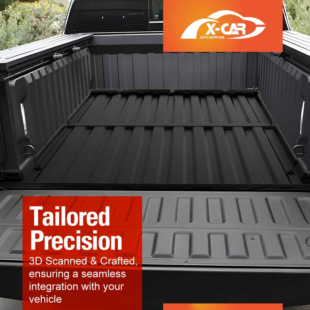 Tub Liner for Ram 1500 DT Crewcab With Rambox 2020-2025 Heavy Duty Cargo Trunk Mat Luggage Tray