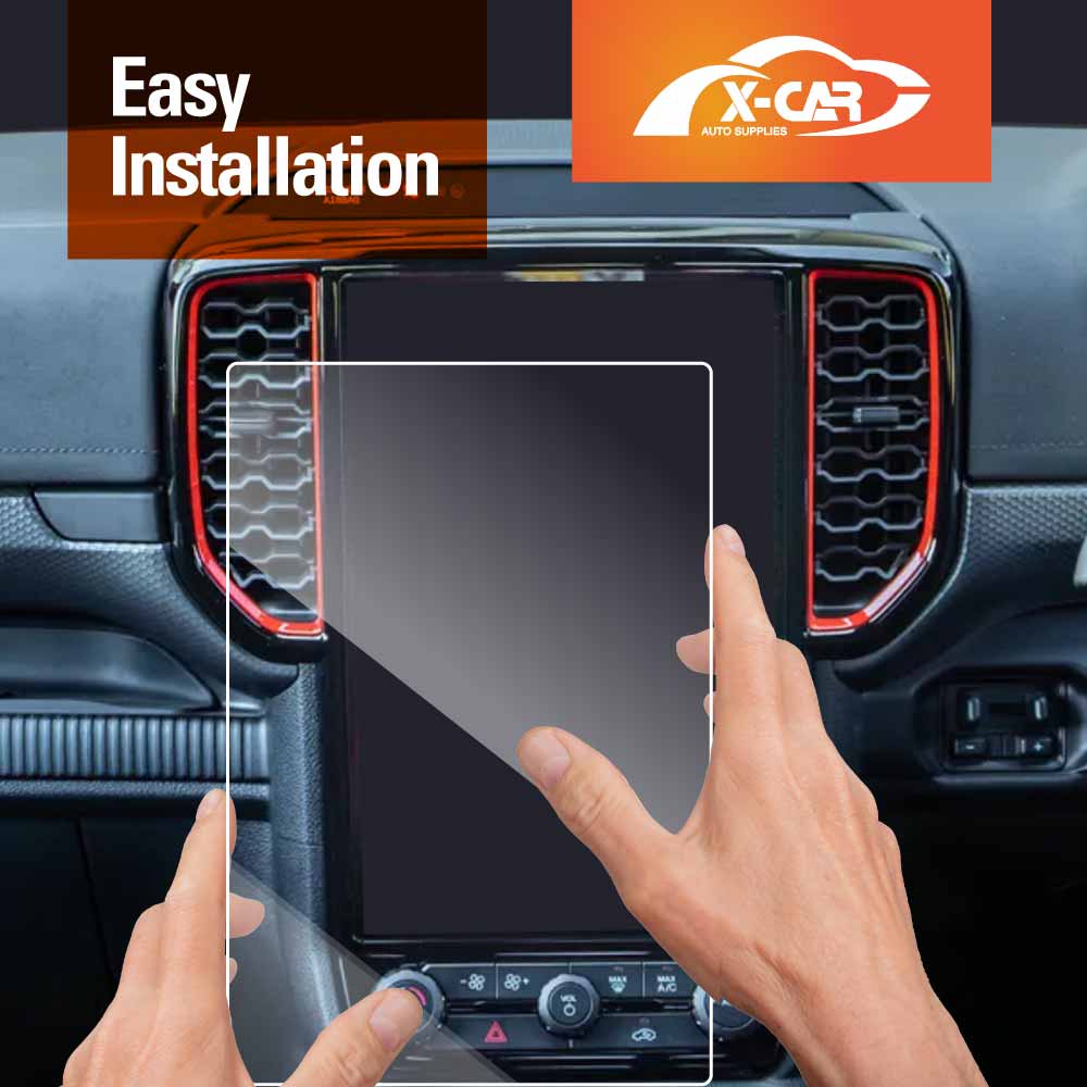 Screen Protector for Ford Next-Gen Ranger 2022-2025 12-inch Navigation and Dashboard Touchscreen Anti-Scratch Cover