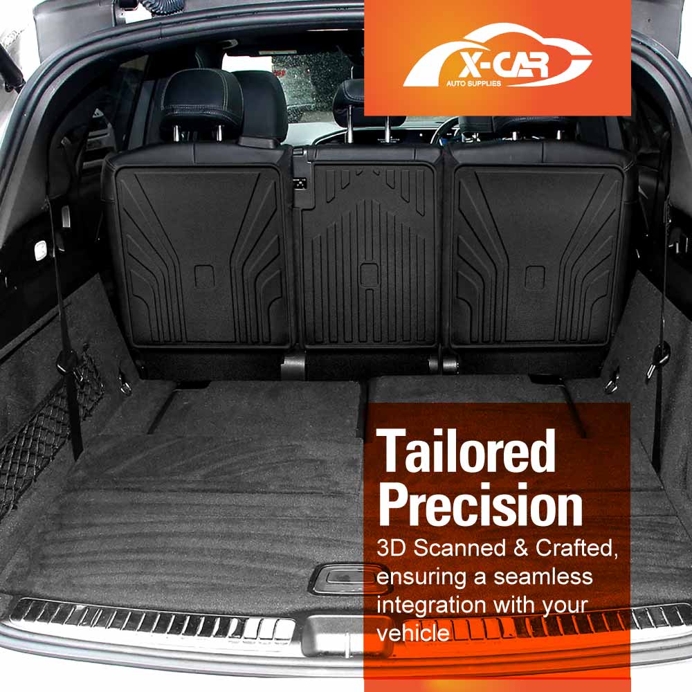 Back Seat Protector for Mercedes-Benz GLE 7 Seater 2018-Onwards All Weather Heavy Duty Car Seat Kick Mats Cover
