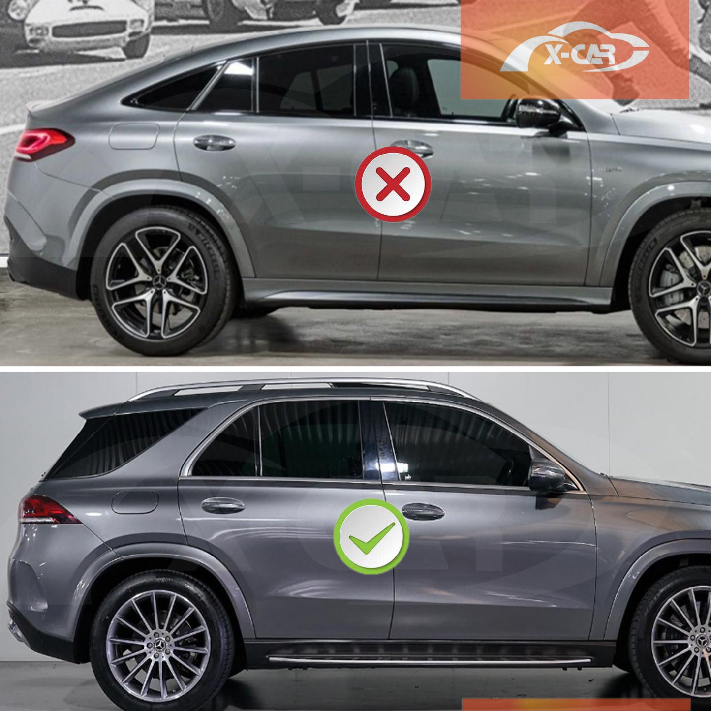WindScreen Sun Shade for Mercedes-Benz GLE 2018-2025 Blocks UV Rays Sun Visor Protector Foldable Sunshade
