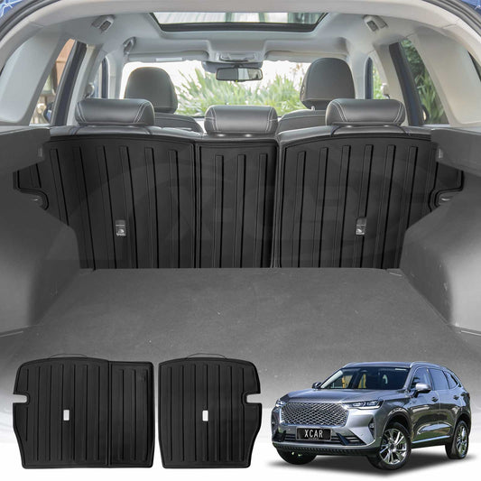 Back Seat Protector for GWM Haval H6/H6 GT 2021-Onwards All Weather Heavy Duty Car Seats Kick Mats Cover