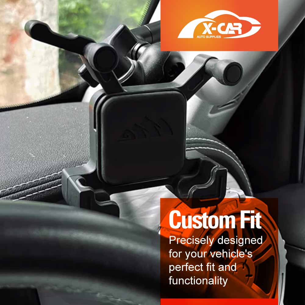 A-Pillar Phone Holder Mount for GWM Tank 300 2023-2025 Reinforced Aluminium Alloy Accessories